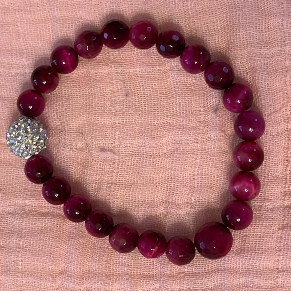 Natural stone bracelets by Rosa Lee